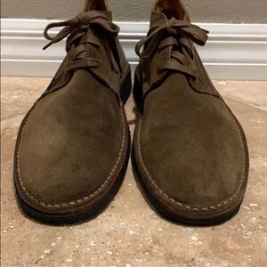 John Varvatos Brown Chukka Boots Suede Classic